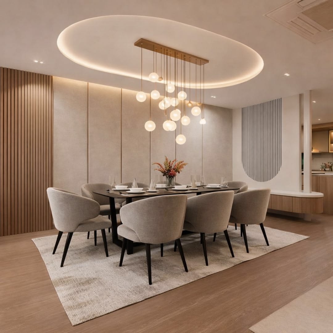 Executive Banquet Suite with Champagne Profile Crockery Credenza #54